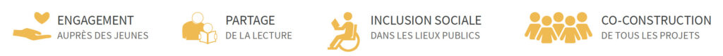Les valeurs de Mes mains en or : engagement, partage, inclusion sociale et co-construction