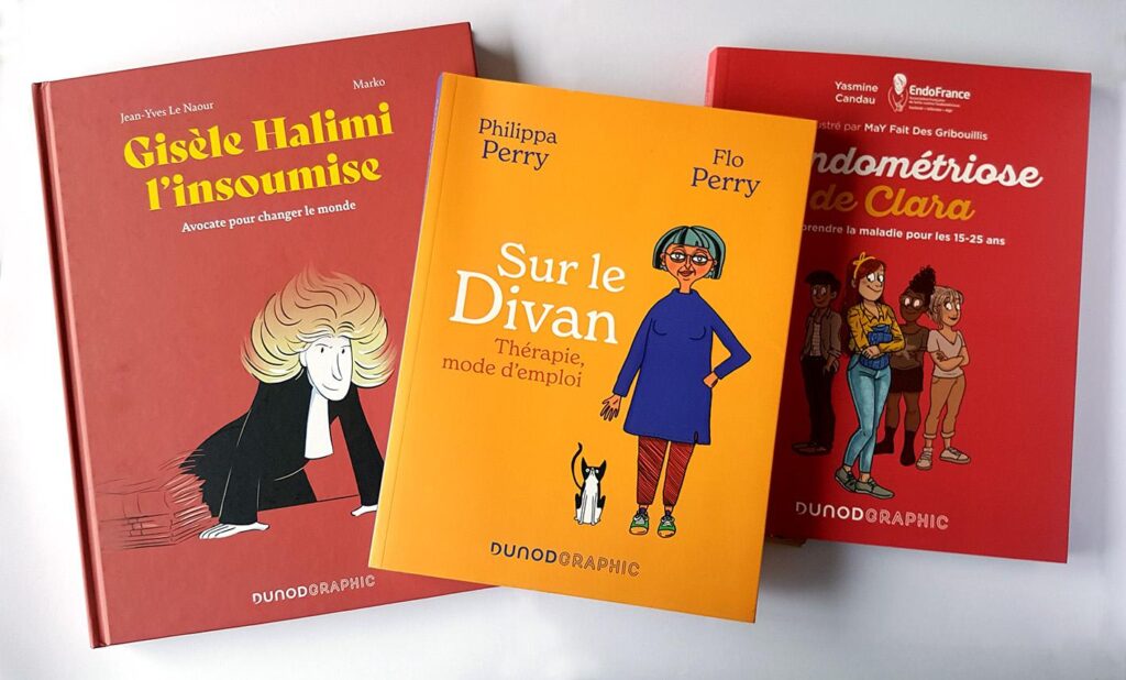 Cédric Mathieu a réalisé la fabrication de plusieurs bandes dessinées, dont Gisèle Halimi l'insoumise de Jean-Yves Le Naour et Marko, Sur le divan, de Philippa et Flo Perry, et L'endométriose de Clara, de Yasmine Candau et MaY Des Gribouillis