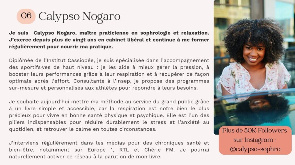 Dans le document qui présente votre projet de livre aux maisons d'édition, veillez toujours à valoriser votre profil d'auteur.e pour accroître votre légitimité